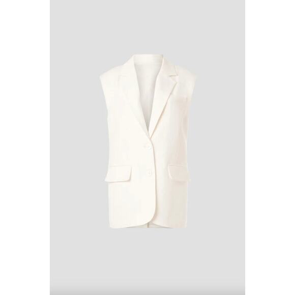 Endless Rose Linen Oversized Vest Blazer Sz S - Picture 3 of 7